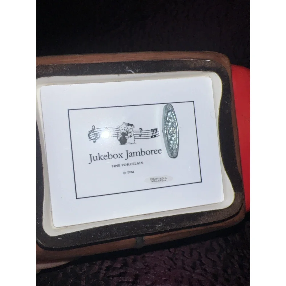 Franklin Mint Jukebox Jamboree Vintage Rock Around The Clock Musical‎ Mice Work